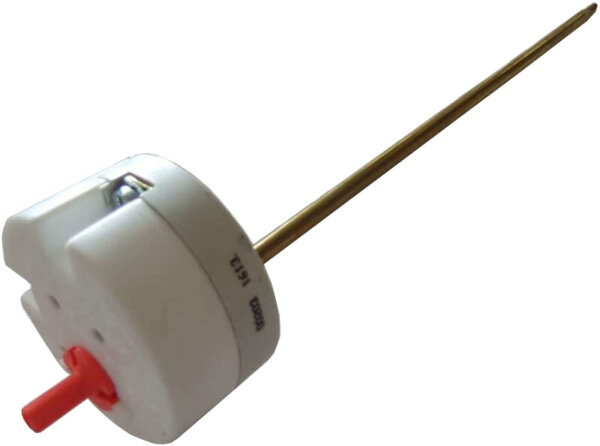 Termostat bimetaliczny z niesamoczynnym ogranicznikiem temperatury